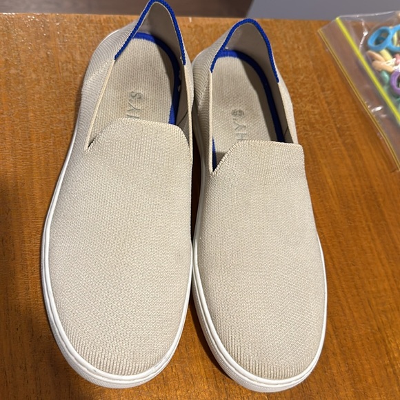 Rothy’s Original Slip On Sneaker in Sand - Picture 2 of 4